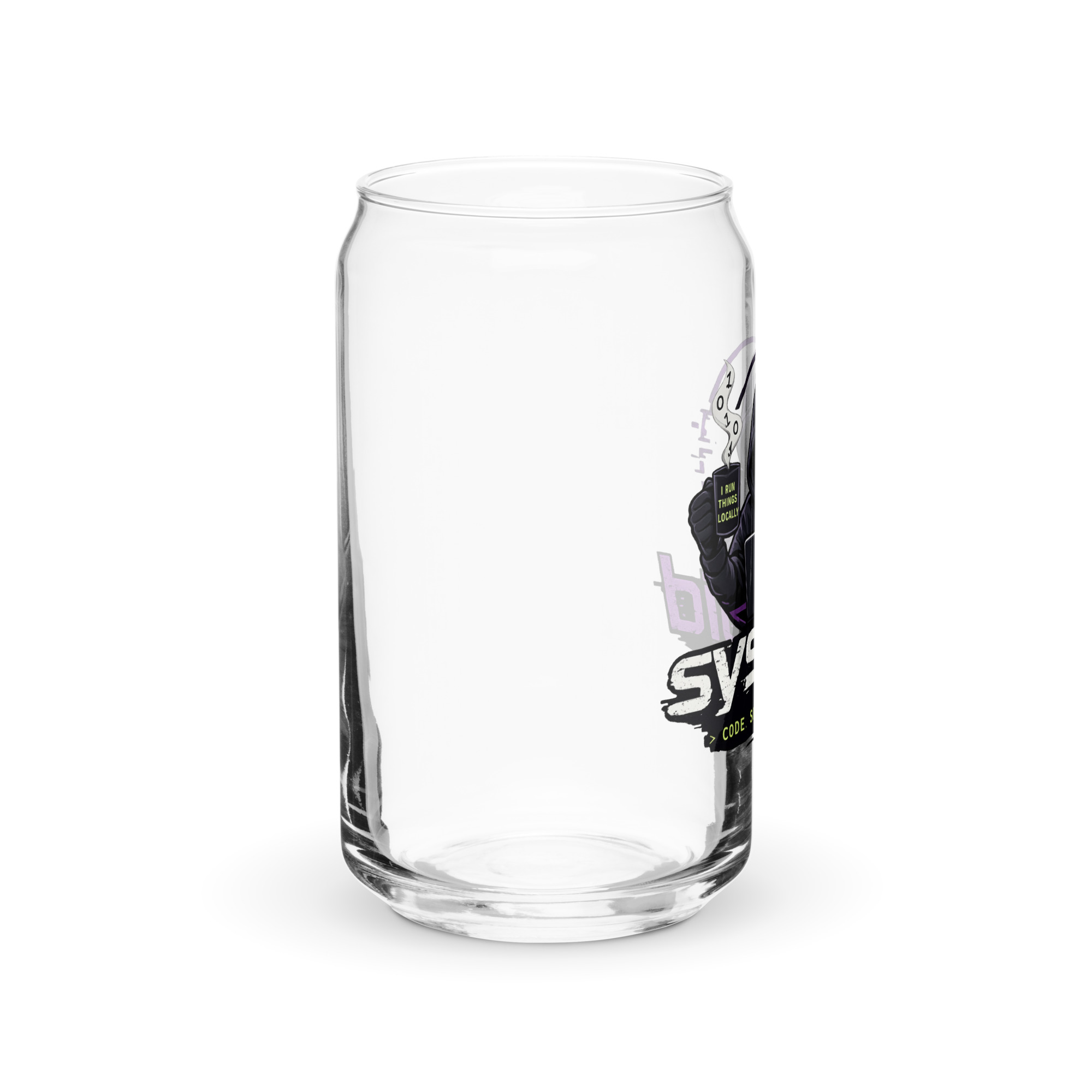 sysVoid Logo Can-Shaped Glass — 16 oz - Image 8