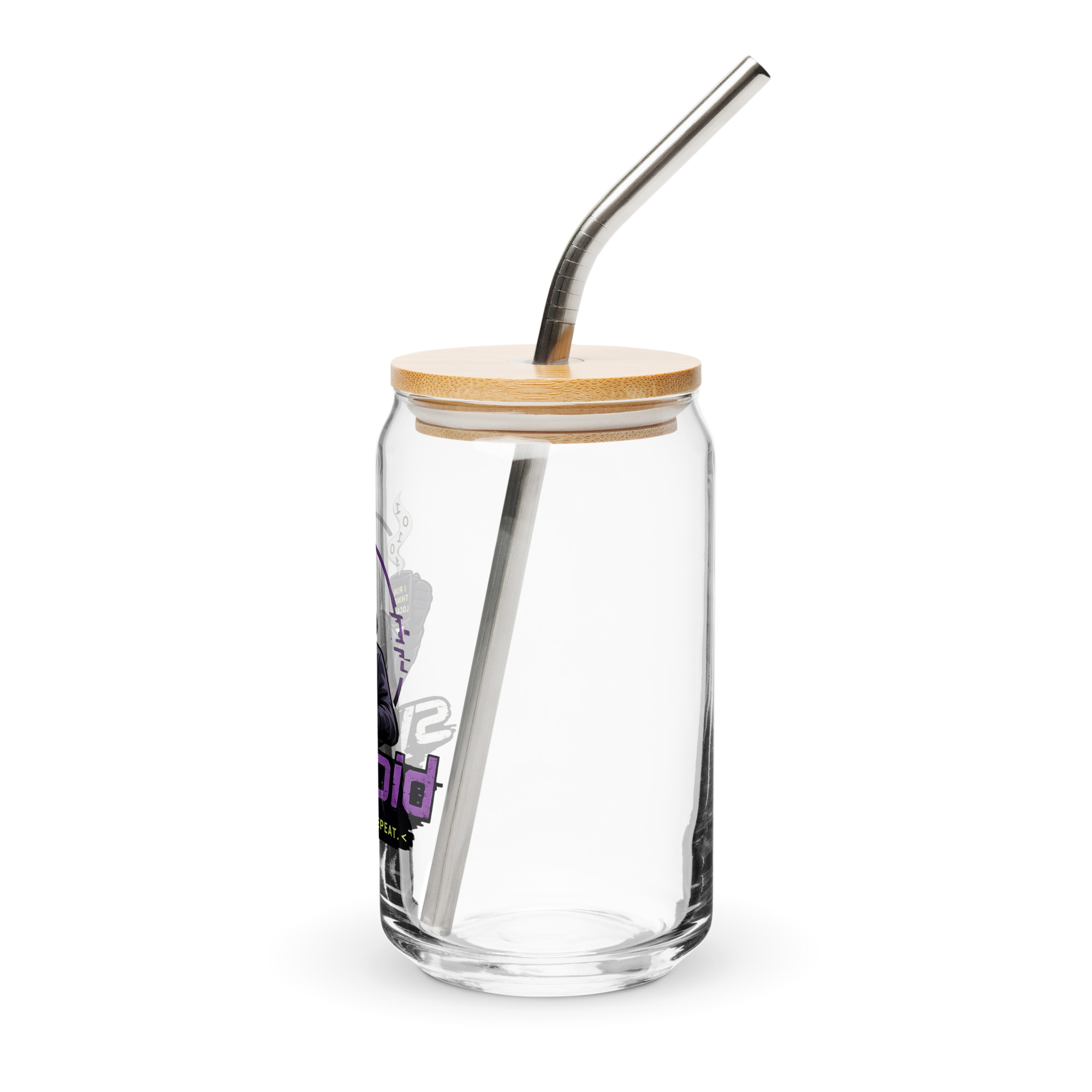 sysVoid Logo Can-Shaped Glass — 16 oz - Image 3