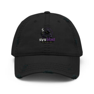 sysVoid Logo Distressed Dad Hat