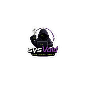 sysVoid Logo Sticker