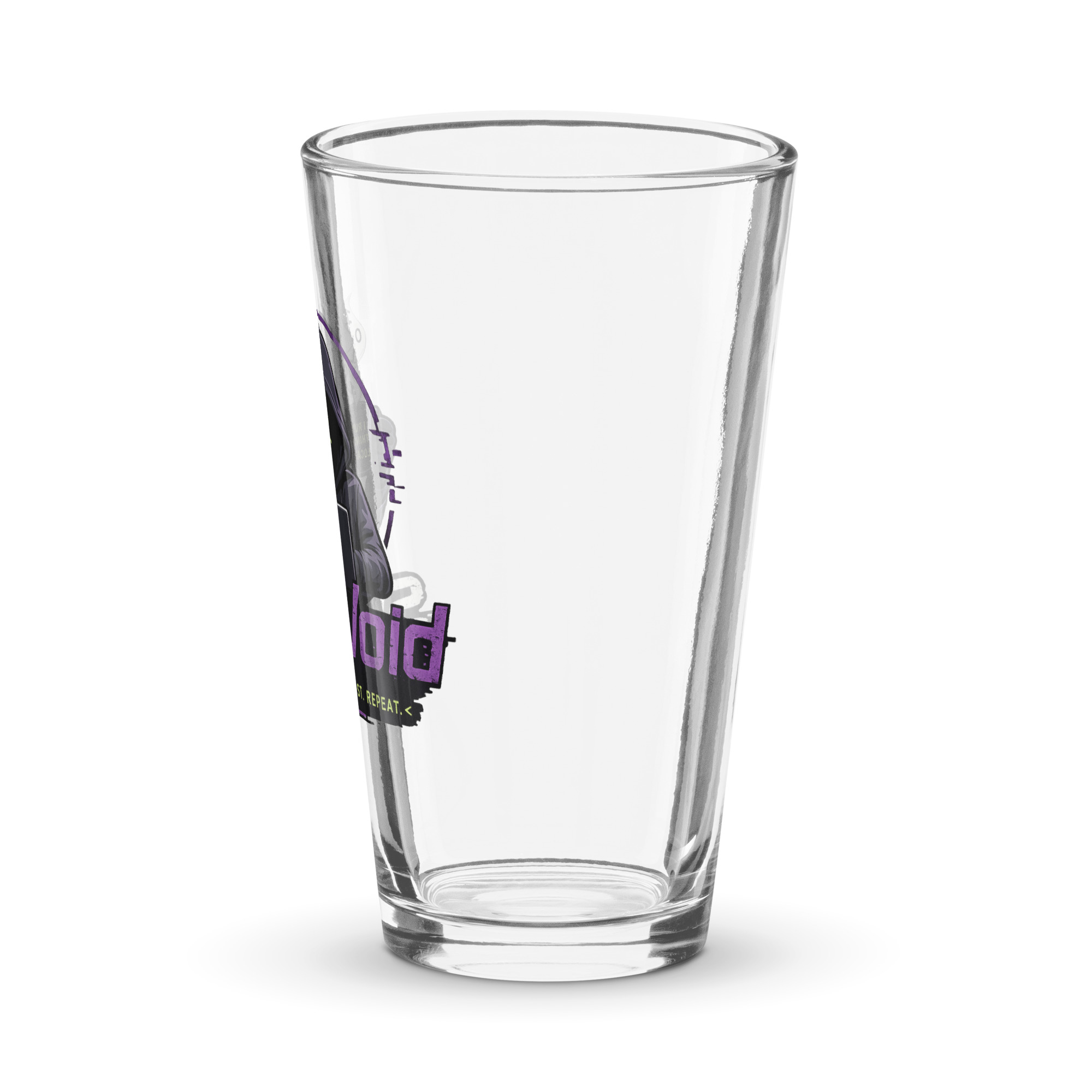 sysVoid Logo Shaker Pint Glass - Image 4