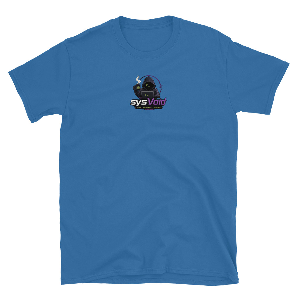 sysVoid Logo Softstyle Tee - Image 30
