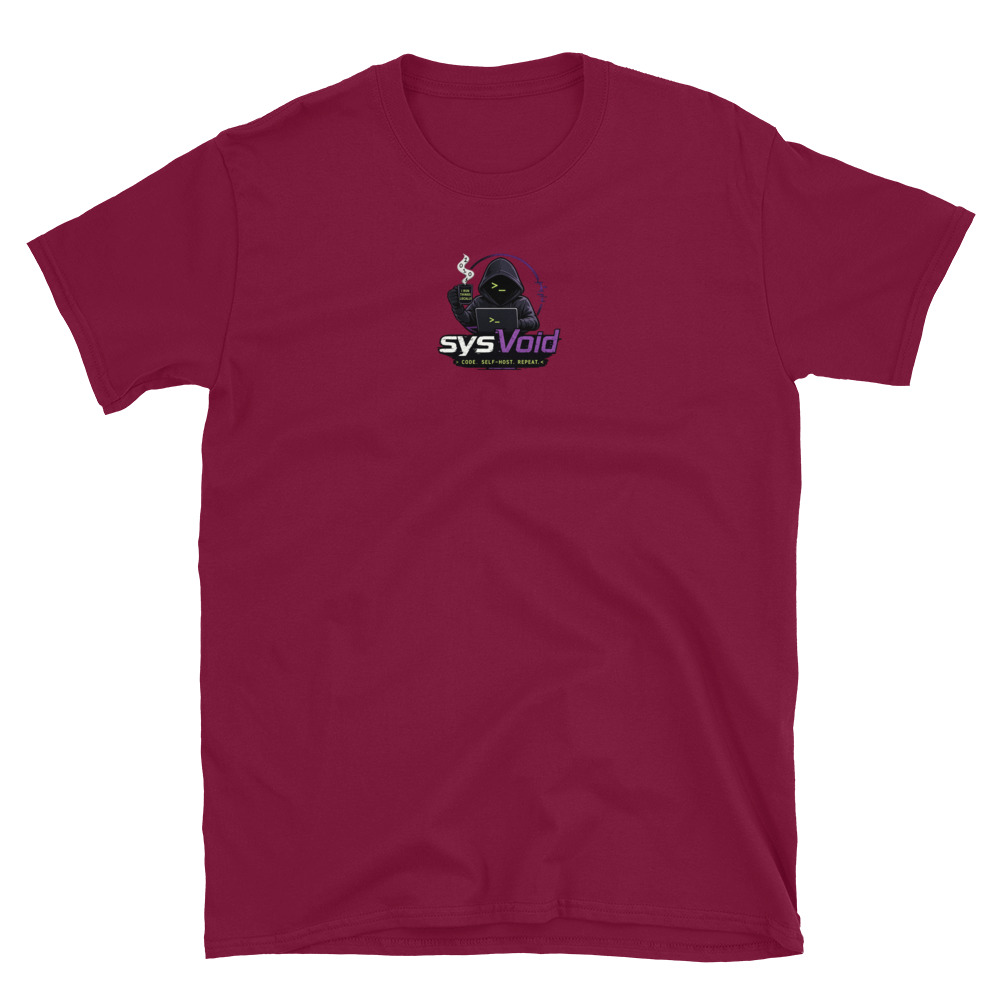 sysVoid Logo Softstyle Tee - Image 29