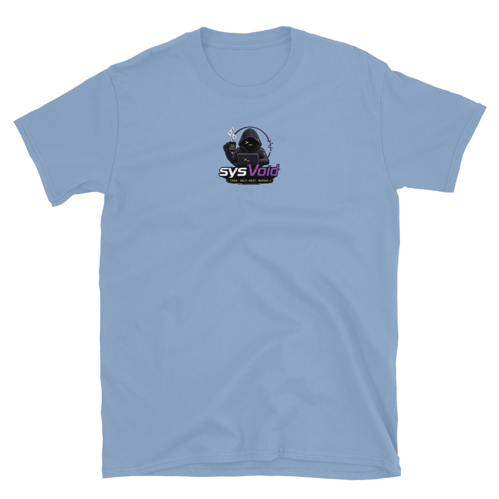 sysVoid Logo Softstyle Tee - Image 27