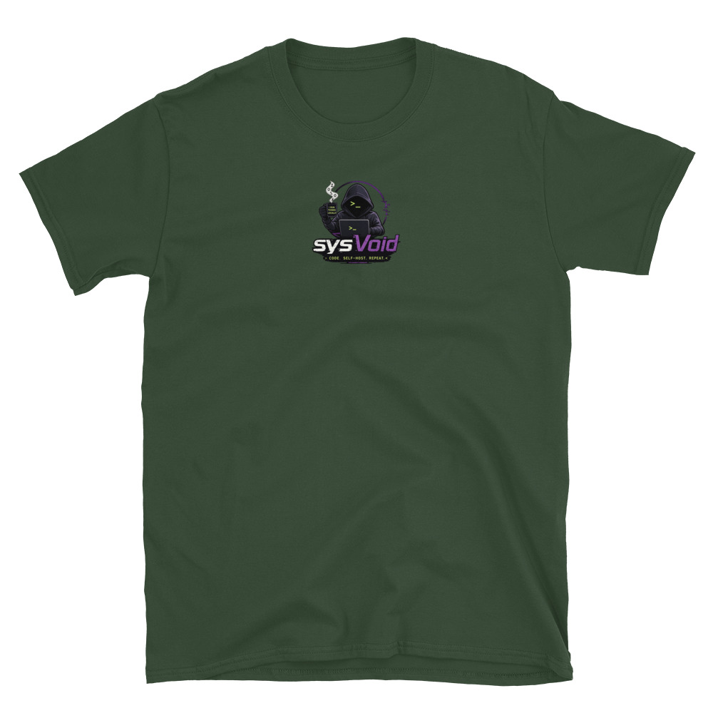 sysVoid Logo Softstyle Tee - Image 25
