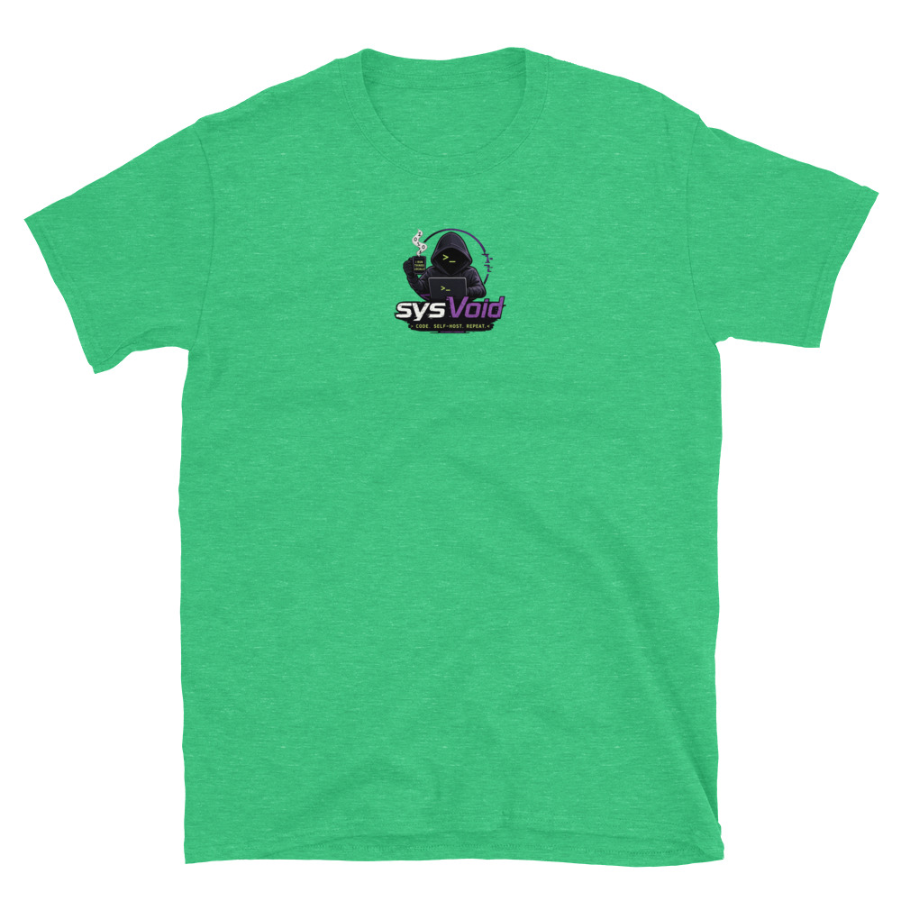 sysVoid Logo Softstyle Tee - Image 19