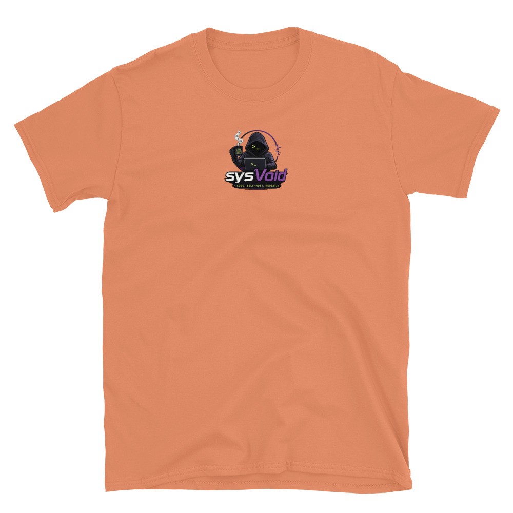 sysVoid Logo Softstyle Tee - Image 24