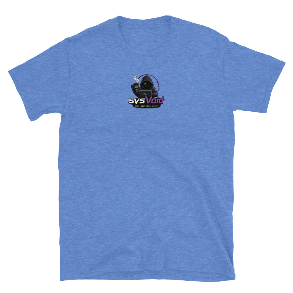 sysVoid Logo Softstyle Tee - Image 11
