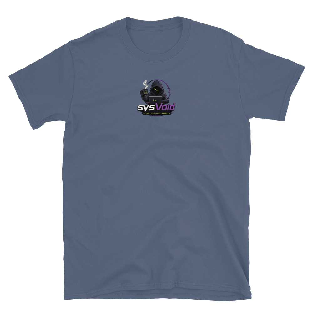 sysVoid Logo Softstyle Tee - Image 33