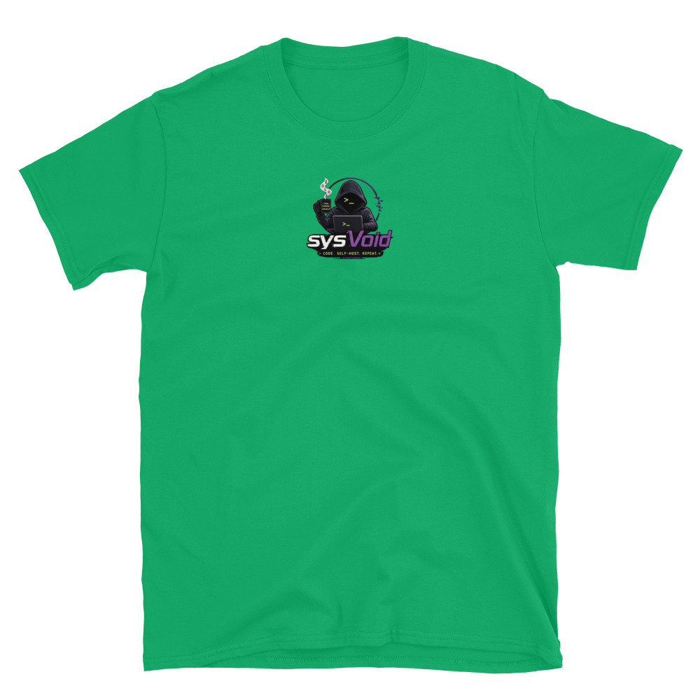 sysVoid Logo Softstyle Tee - Image 23