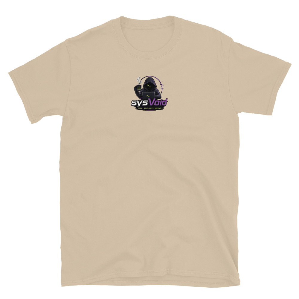 sysVoid Logo Softstyle Tee - Image 15