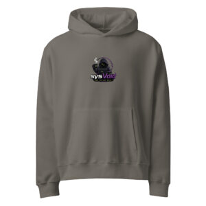 sysVoid Logo Oversized Heavyweight Hoodie
